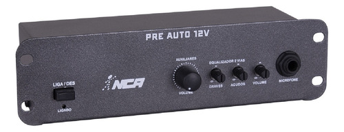 Mixer Automotivo Propaganda Volante Venda + Microfone Cor Preto Potência De Saída Rms 6 W