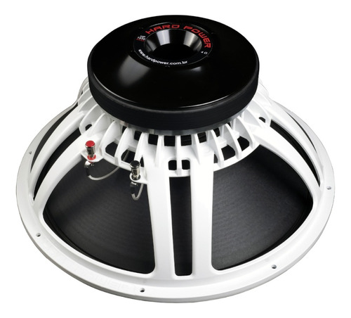 Subwoofer Hard Power Hp 1950 Bass 15 Pol 4 Ohms 1950w Rms Cor Preto