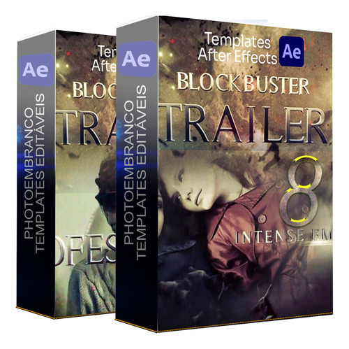 Projeto Editável Afte Effects Trailer Blockbuster Trailer 8