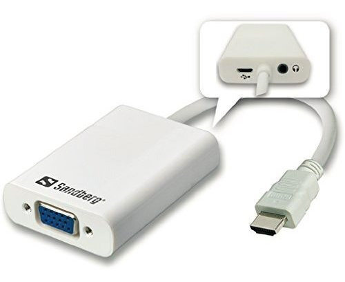 Convertidor De Audio Sandberg Hdmi A Vgamas - Videokonverter