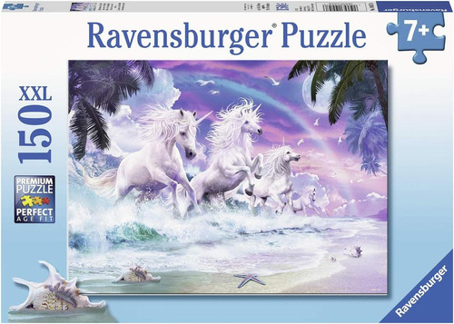 Ravensburger Rompecabezas: Unicornios En La Playa 150 Pzs