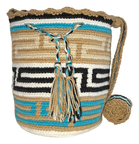 Mochila Wayuu Originales, Diseño Étnico, Tejidas A Mano