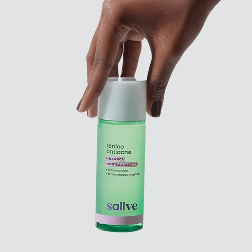 Tônico Sallve Antiacne 120ml Controle Oleosidade E Espinha Acneica Dia/noite
