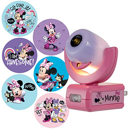 Disney, Minnie Mouse Led Projector, 6 Imágenes, Luz No...