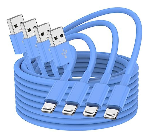 Fguime Cable De Carga, Cable De Rayo A Usb Compatible Con I