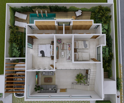 Imagen 21 de 24 de Casa 3 Recámaras En Venta Con Jardín Y Alberca Privada En Tulum (515)