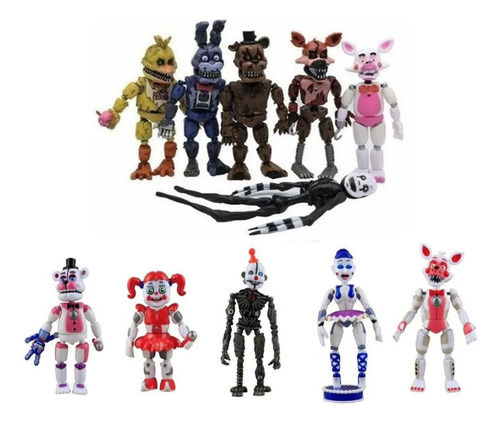 Cinco Noches En Freddy's Fnaf Bunnie Muñecas 11 Pcs