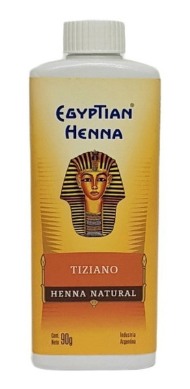 Egyptian Henna X90grs Tiziano O Marrón | MercadoLibre