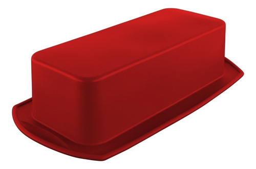 Molde De Silicona Para Queque O Pan De Molde - Cukin Color Rojo Oscuro