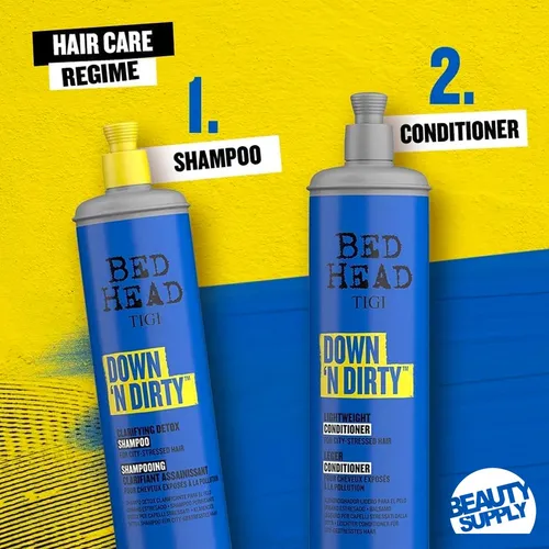 Tigi Bed Head Down N Dirty Shampoo Clarifying Detox X 400ml