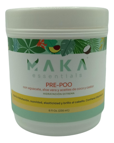 Maka Essentials - Pre-poo - Hidrata - Brilla - Suaviza - Con