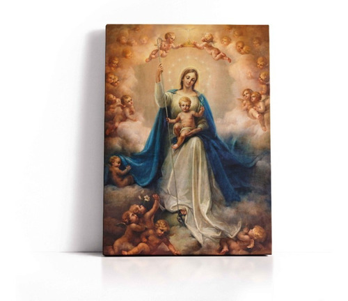 Cuadro En Lienzo: Virgen María Corredentora  - Lienzografía