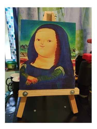 La Mona Lisa O Gioconda De Botero, Reproducción Del Arte