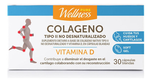 Suplemento Dietario Pure Wellness Colágeno X 30 Cap