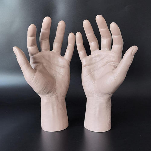 2 Manos Falsas De Halloween Con Simulación De Mano Masculina