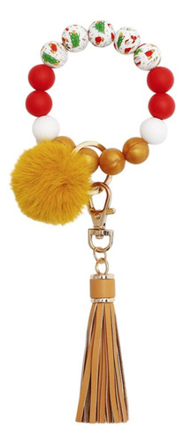 Llavero De Silicona Pulsera Con Cuentas Wrislet Llavero De