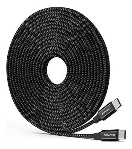 Cable Usb C A Usb C De 20 Pies, Cable De Carga Tipo C A C Us