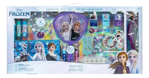 Disney Frozen Mega Set De Maquillaje Para Niñas 477 Piezas