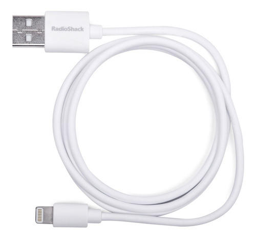 Cable Usb-lightning Radioshack (blanco, 2.7 M) | 81201 Color Blanco