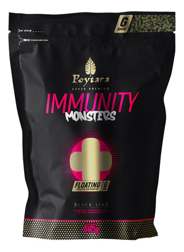 Poytara Immunity Monsters Floating G 9mm - Bag Zip 600g