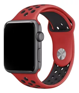 Pulseira Sport Furo Fitness Para Apple Watch Series Iwo Luxo