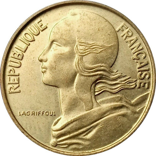 Moneda Francia 10 Céntimos 1967