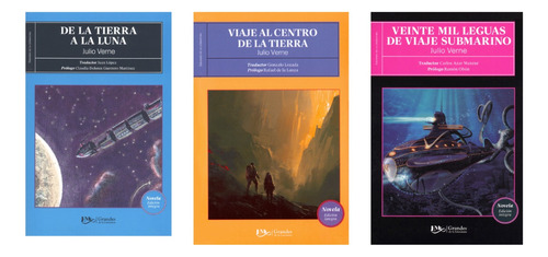 Coleccion De 3 Libros Imprescindibles De Julio Verne Novela