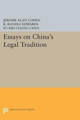Libro Essays On China's Legal Tradition - Jerome Alan Cohen