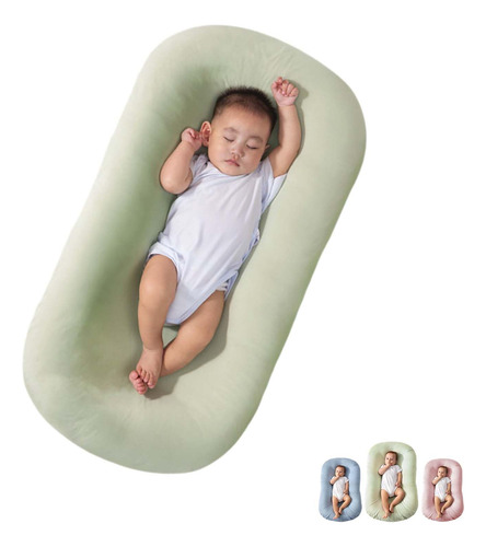 Almohada Tumbona Bebé Suave Y Transpirable Verde 0 A 12 Mese Color Nombre Del Diseño