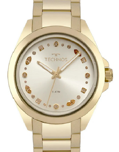 Relógio Feminino Technos Dourado Elegance 203aaa/4d