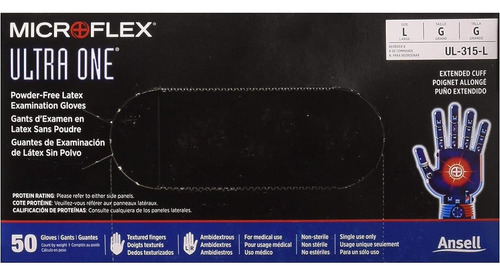 Ultra One® Powder Free, Latex Extended Cuff Examination Glov