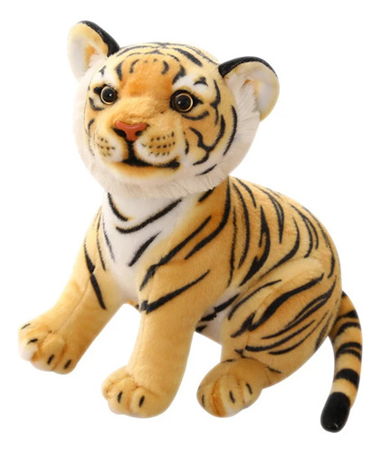 Peluche Tigre Tipo Real 35 Cm Sonido