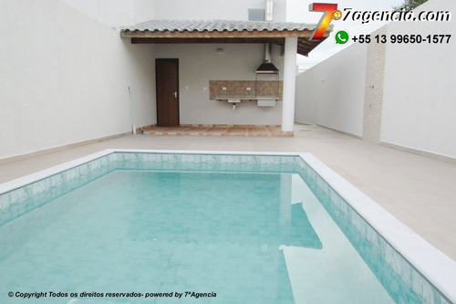 Imagem 11 de 30 de Casa Em Itanhaem Nova Lado Praia Com Piscina Churrasqueira Area Gourmet 2dorms 1 Suite Ch91