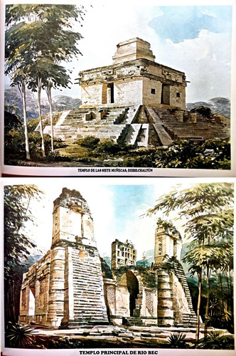 Libro: Acuarelas De Las Ruinas Mayas - Yandi Lizardo (Usado)