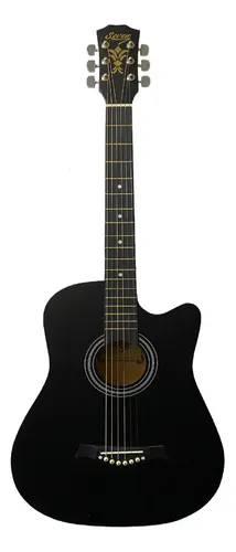 Violão Acústico Mini Seven SV-17 DBK 6 Cordas Aço Dark Black