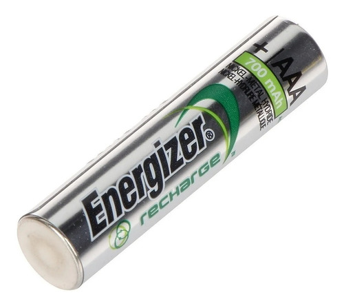 Imagen 2 de 6 de Blister 2 Pilas Recargables Triple Aaa Energizer 700mah 1,2v