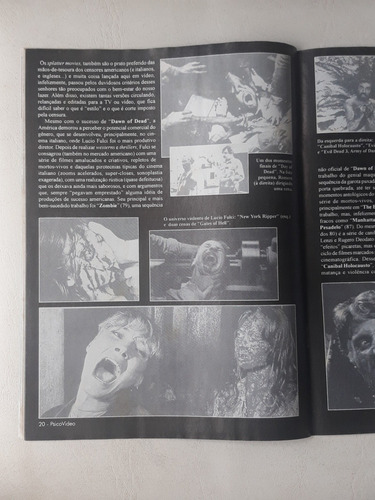 Revista Filmes Terror Psico Video. Frete Gratis (Usado)
