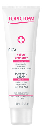 Topicrem Cica Crema Calmante - 100 Ml Tipo de piel Pieles sensibles e irritadas. Bebe, niño y/o adulto