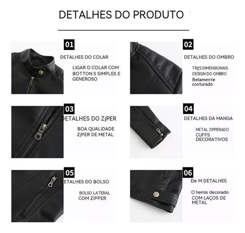 Chamarra De Cuero Para Moto Para Mujer, Abrigo Atractivo