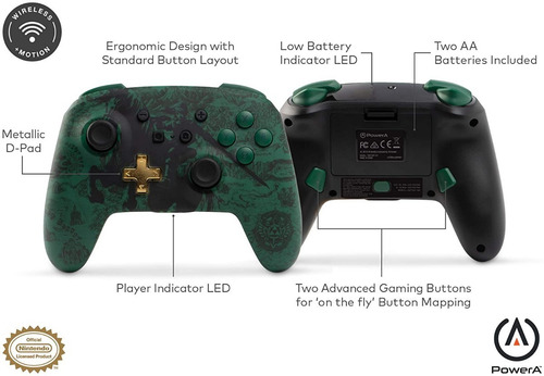 Control Inalámbrico Nintendo Switch Silueta Link Powera (Usado)