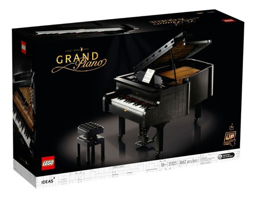 Brinquedo De Montar Grand Piano Lego Ideas 21323 C 3662 Pcs