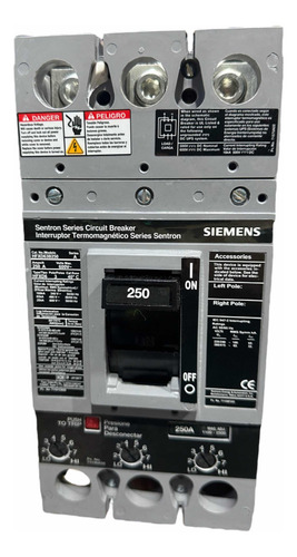 Interruptor Termomagnetico Siemens Hfxd63b250 3x250a