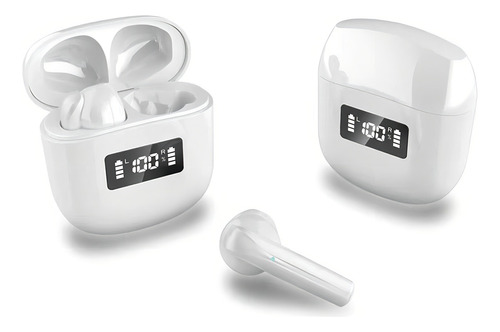 Audífonos Bluetooth V5.0 Auriculares Inalambricos Earbuds Color Blanco