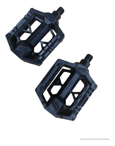 Pedales Plásticos Bmx De 1/2 Negro Fp-808 Para Bicicleta