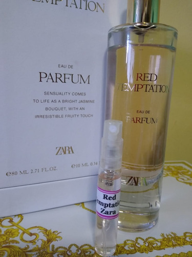 Imagen 3 de 3 de Decant (minidosis) 5 Ml Perfume Red Temptation Zara