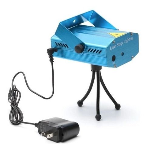 Imagen 4 de 5 de Mini Láser Proyector Multipuntos Audio Rítmico Con Tripie