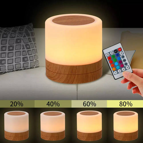 Lámpara De Mesa Táctil, Lámpara Led, Rgb, Lámpara De Control