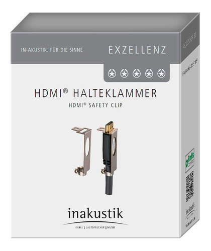 Inakustik Clip Segurança Proteção Para Cabos Hdmi High End