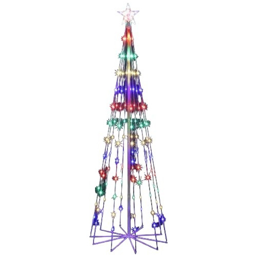 Árbol De Navidad Animado Multicolor 180cm