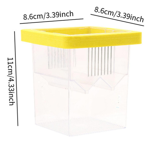 Divisor De Aislamiento Flotante, Caja De Cría De Amarillo